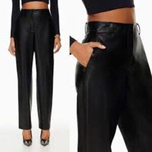 Babaton Black High-Waisted Pants